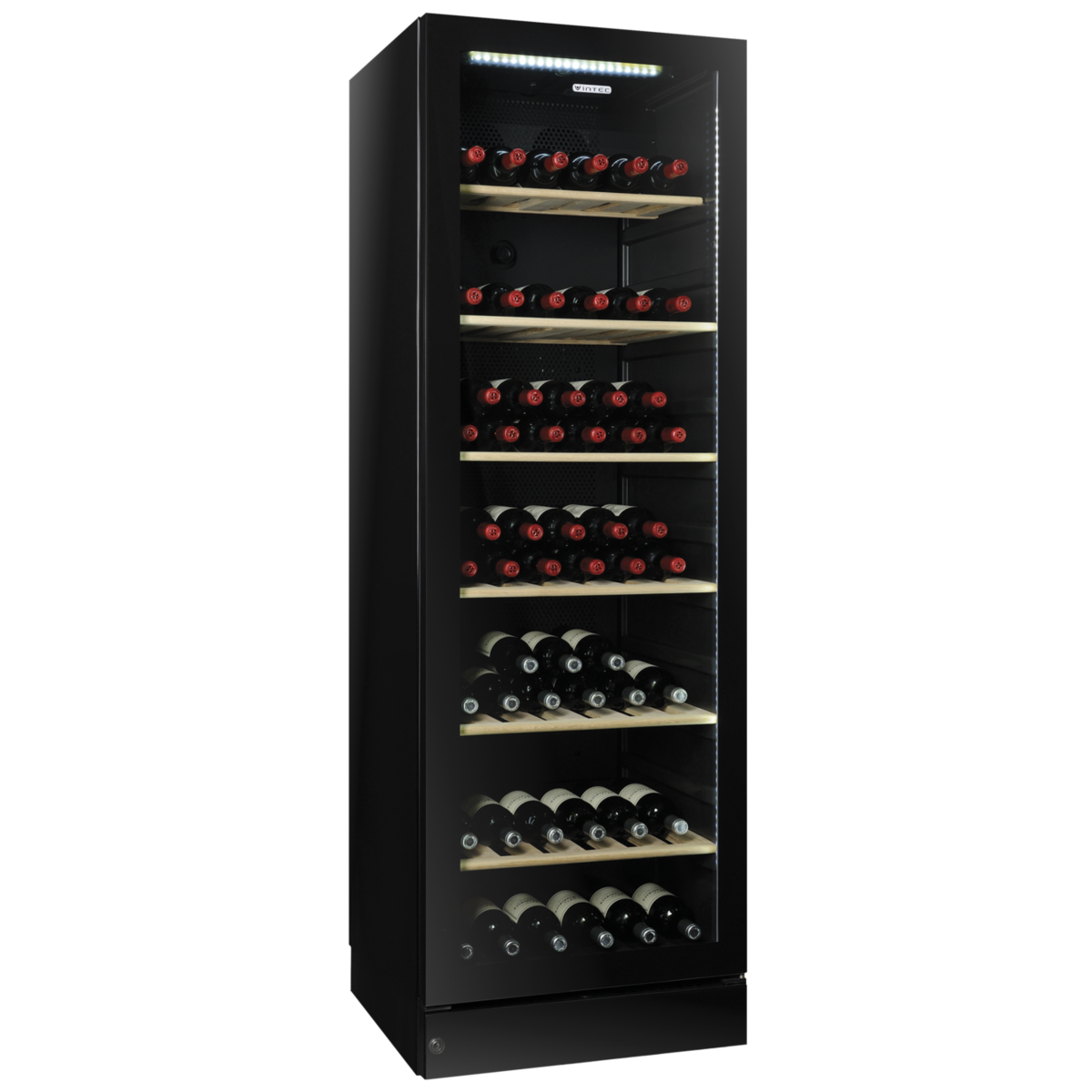 Vintec V190SG2EBK 198 Bottle Single/Multi-Temp Wine Cabinet