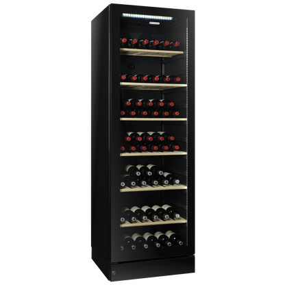 Vintec V190SG2EBK 198 Bottle Single/Multi-Temp Wine Cabinet