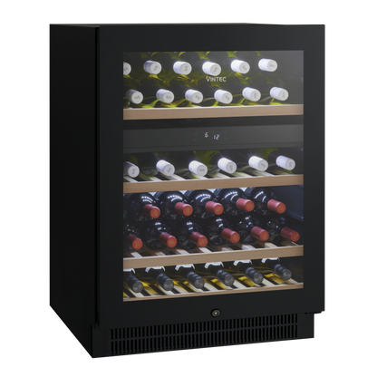 Vintec VWD050SBA-X 50 bottle dual zone cellaring