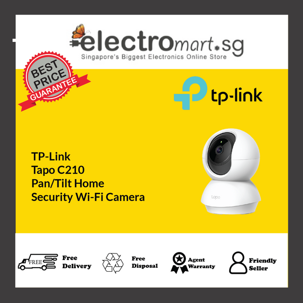 TP-Link Tapo C210 Pan/Tilt Home  Security Wi-Fi Camera