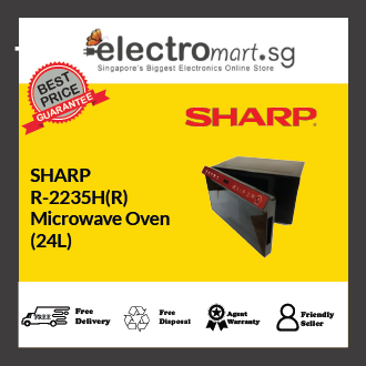 SHARP R-2235H (R) 750W MICROWAVE 24L