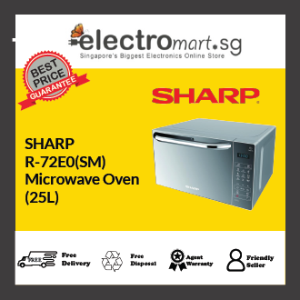 Sharp R-72E0(SM) Microwave Oven with Grill (25L)