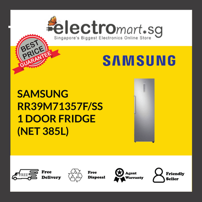 Samsung RR39M71357F/SS All-Around Cooling 1-Door Fridge 385L