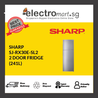 Sharp SJ-RX30E-SL2 Top Freezer Refrigerator (241L)