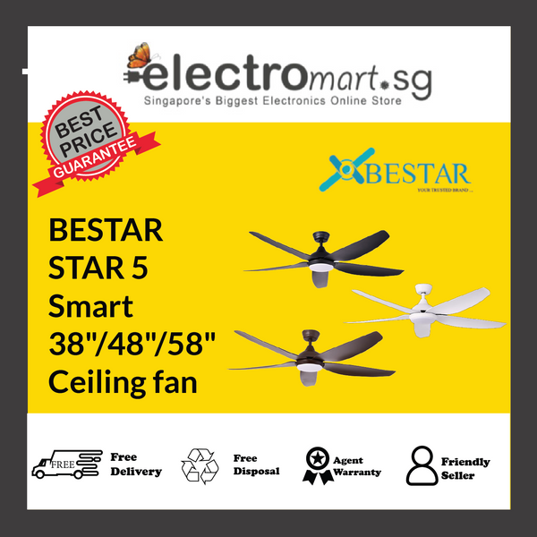 BESTAR STAR 5 Smart  38"/48"/58"  Ceiling fan