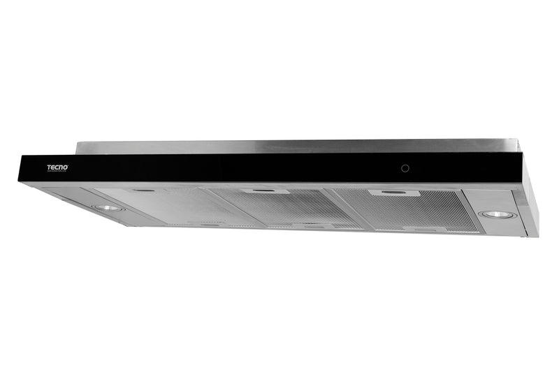 TECNO TH 989-TC3 Slim Line Cooker Hood  with Revolutionary 3-Motor  Design and LED Touch Controls