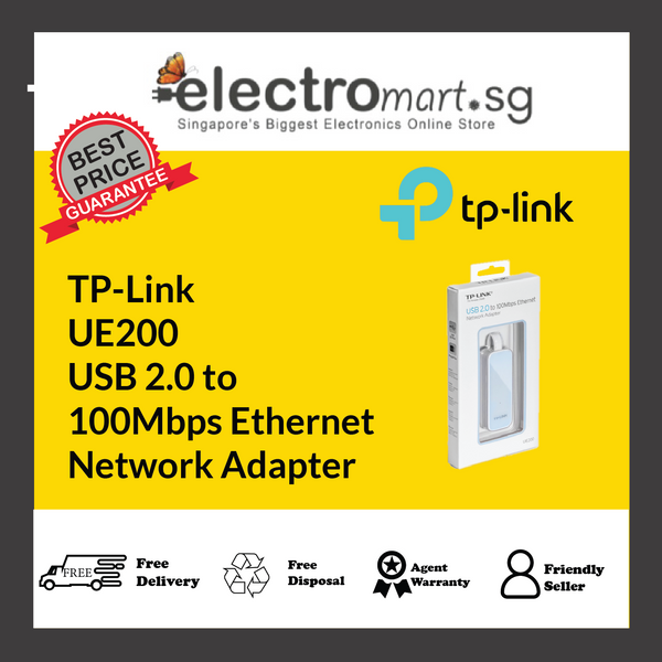 TP-Link UE200 USB 2.0 to  100Mbps Ethernet  Network Adapter