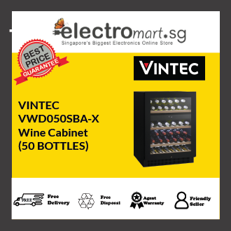 VWD050SBA-X 50 Bottle Dual-Zone Vintec