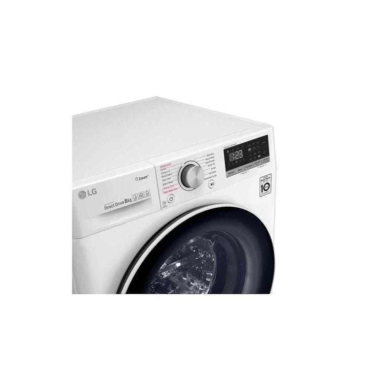 LG 8KG FRONT LOAD WASHING MACHINE AI DIRECTDRIVE™ FV1408S4W (WHITE)