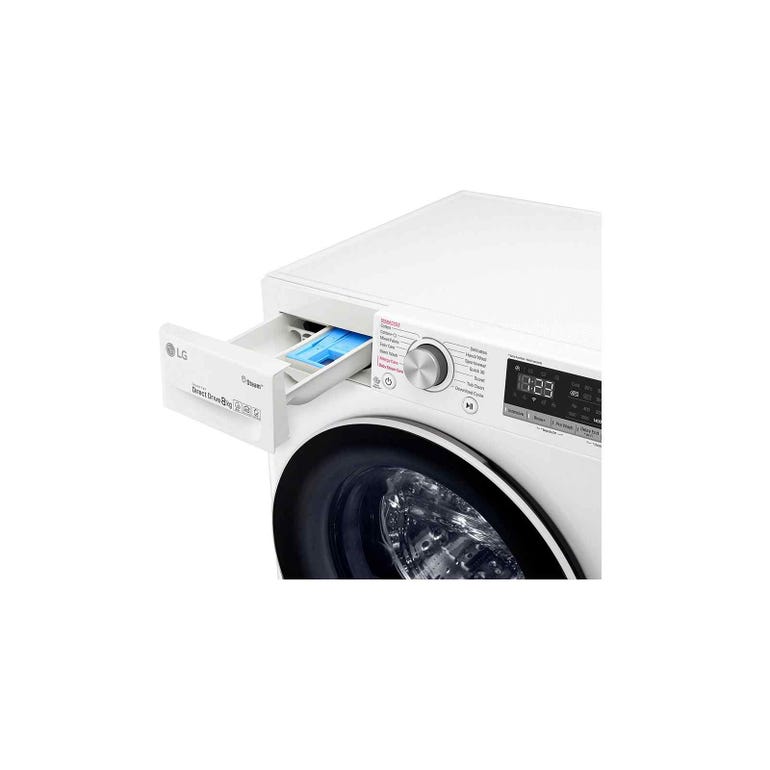 LG 8KG FRONT LOAD WASHING MACHINE AI DIRECTDRIVE™ FV1408S4W (WHITE)