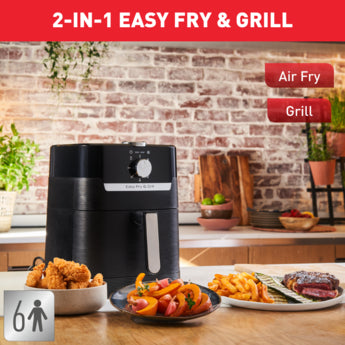 TEFAL EY5018  EASY FRY 2 in  1 Classic Air  Fryer & GRILL