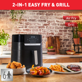 TEFAL EY5058 Easy Fry 2 in 1  Digital Air  Fryer & Grill