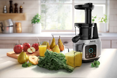 TEFAL ZC420E Juice & Clean Slow Juicer (150 W)