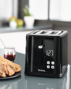 TEFAL TT6408 SMART & LIGHT  DIGITAL TOASTER